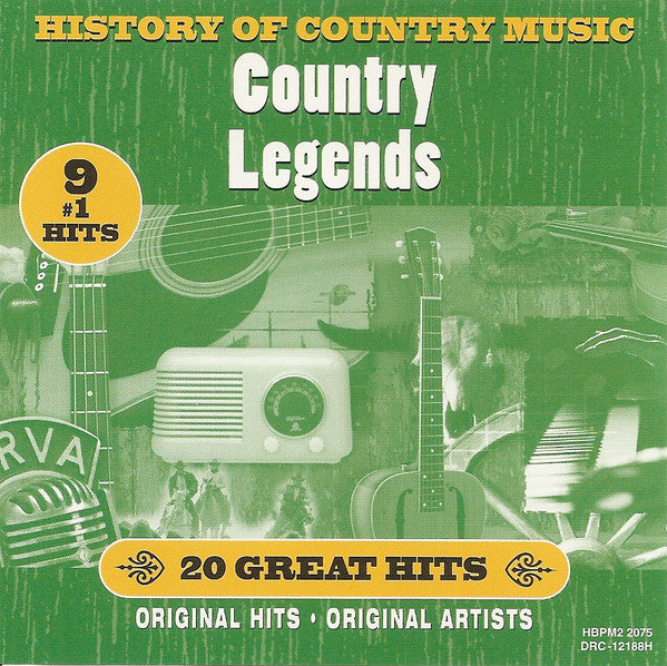 Various : History Of Country Music Country Legends (CD, Comp)