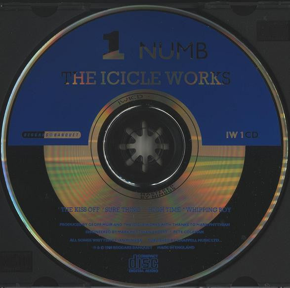The Icicle Works : Numb (CD, Single)