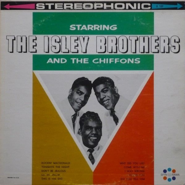 The Isley Brothers, The Chiffons, Charlie Francis (4) : Starring The Isley Brothers And The Chiffons (LP, Album, Comp)