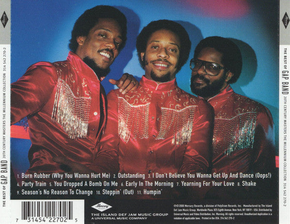 The Gap Band : The Best Of Gap Band (CD, Comp, RM)