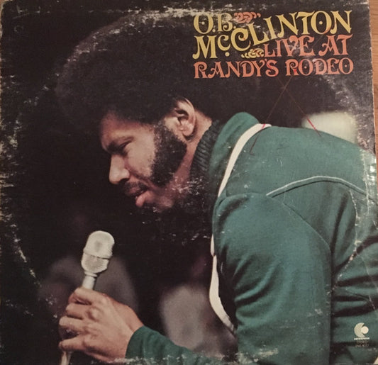 Obie McClinton : Live At Randy's Rodeo (LP, Album, Promo)