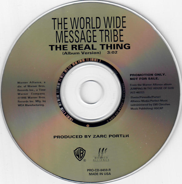 The World Wide Message Tribe : The Real Thing (CD, Single, Promo)