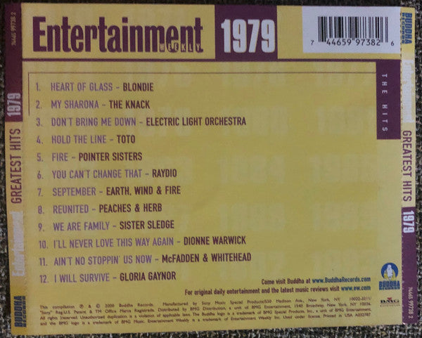 Various : Entertainment Weekly: The Greatest Hits 1979 (CD, Album, Comp)