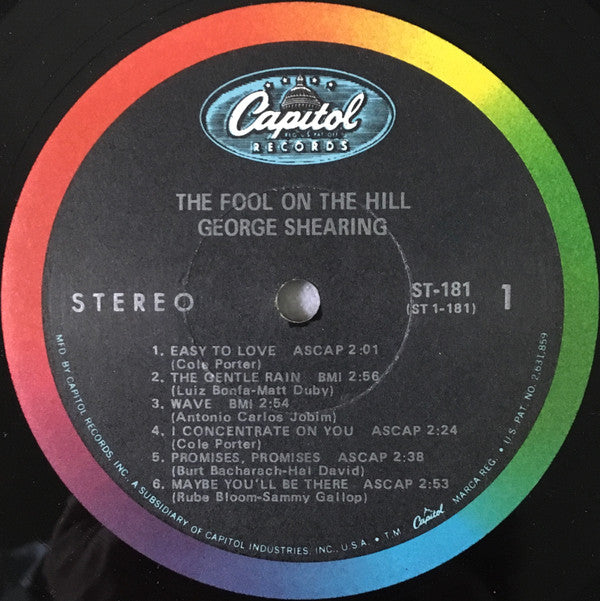 George Shearing : The Fool On The Hill (LP, Album)