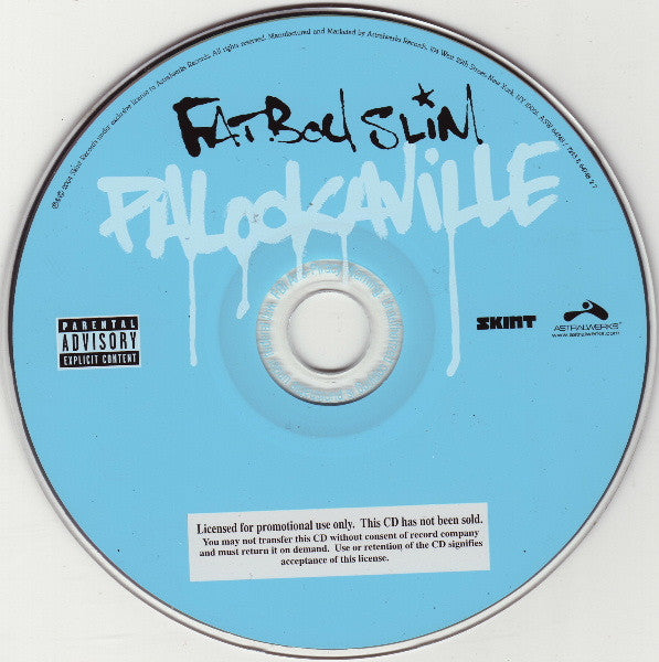 Fatboy Slim : Palookaville (CD, Album, Promo)