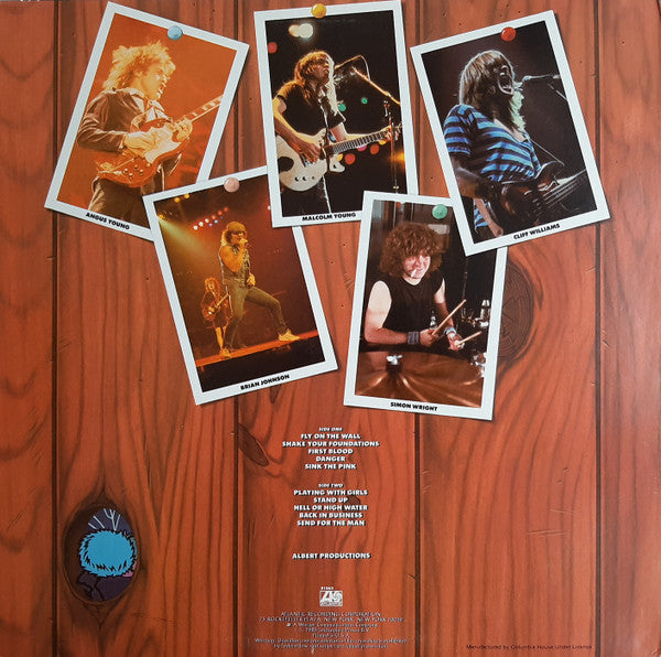 AC/DC : Fly On The Wall (LP, Album, Club)