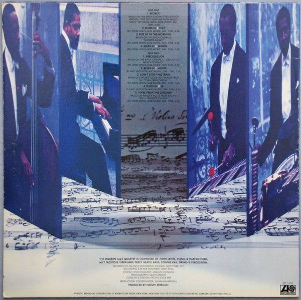 The Modern Jazz Quartet : Blues On Bach (LP, Album, RE, Pre)