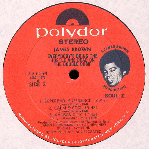 James Brown : Everybody's Doin' The Hustle & Dead On The Double Bump (LP, Album)