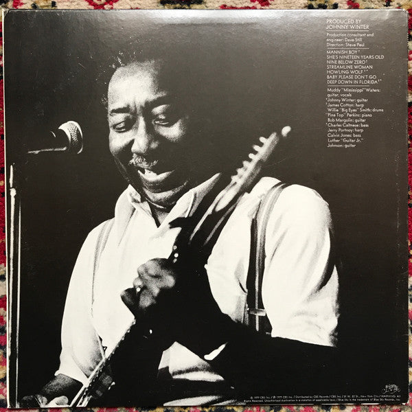 Muddy Waters : Muddy "Mississippi" Waters Live (LP, Album)