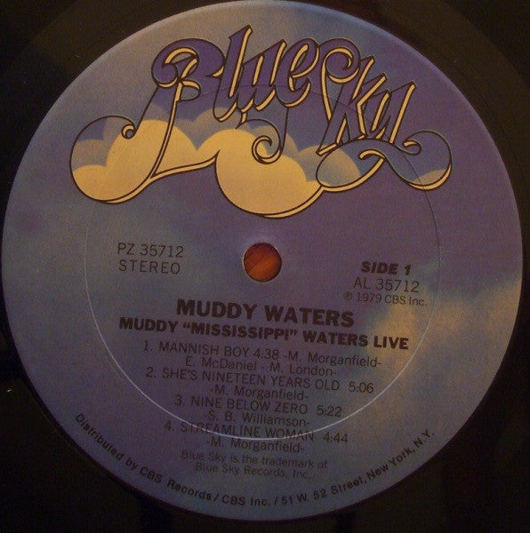 Muddy Waters : Muddy "Mississippi" Waters Live (LP, Album)