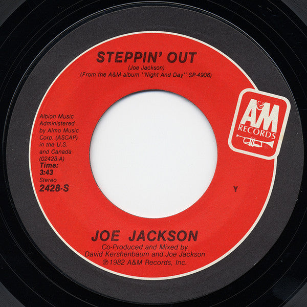 Joe Jackson : Steppin' Out (7", Single, Styrene, Y -)