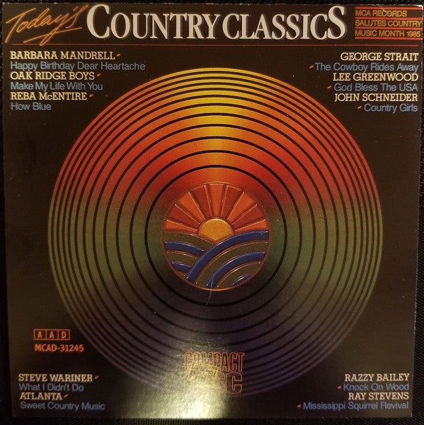 Various : Today's Country Classics (CD, Comp)