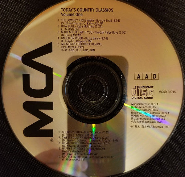 Various : Today's Country Classics (CD, Comp)