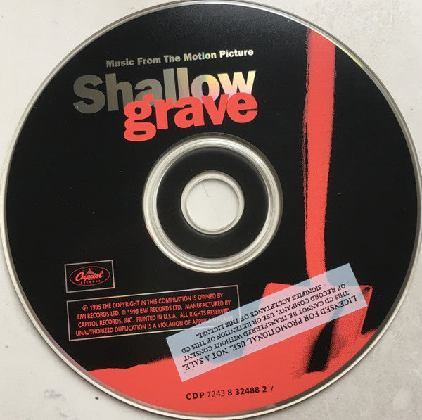 Various : Shallow Grave (Music From The Motion Picture) (CD, Album, Comp, Promo)