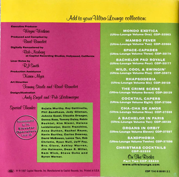 Various : On The Rocks Part One (CD, Comp, RM)