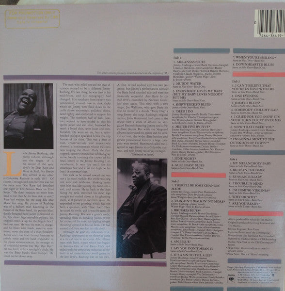 Jimmy Rushing : Mr. Five By Five (2xLP, Album, Comp, Promo, Gat)