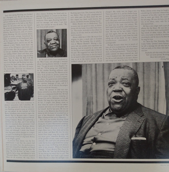 Jimmy Rushing : Mr. Five By Five (2xLP, Album, Comp, Promo, Gat)