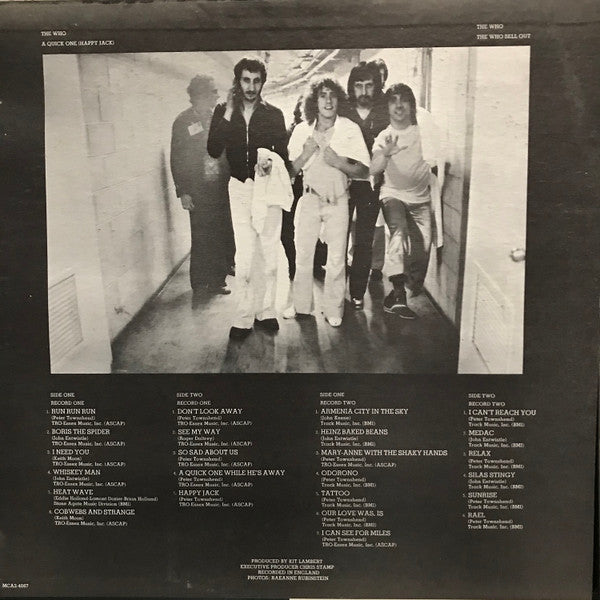 The Who : A Quick One (Happy Jack) / The Who Sell Out (2xLP, Comp, RE, Pin)