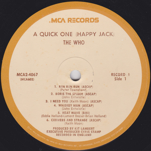 The Who : A Quick One (Happy Jack) / The Who Sell Out (2xLP, Comp, RE, Pin)