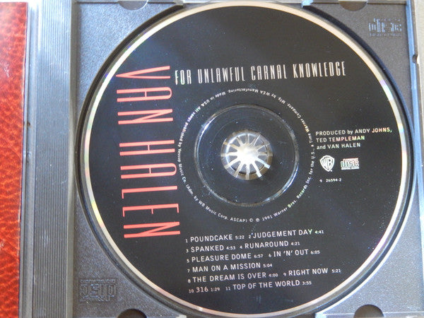 Van Halen : For Unlawful Carnal Knowledge (CD, Album, SRC)