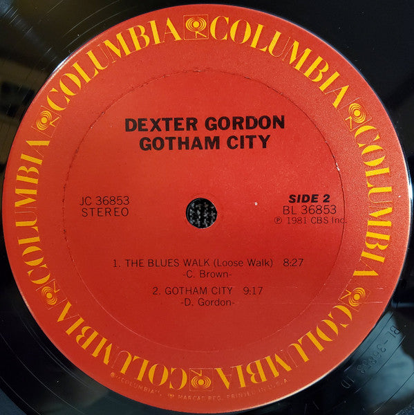 Dexter Gordon : Gotham City (LP, Album, Ter)