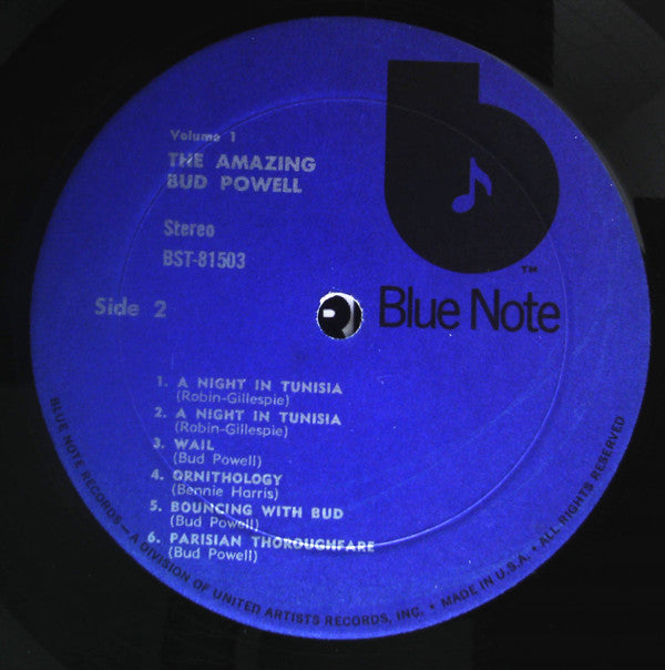 Bud Powell : The Amazing Bud Powell, Volume 1 (LP, Album, RE)
