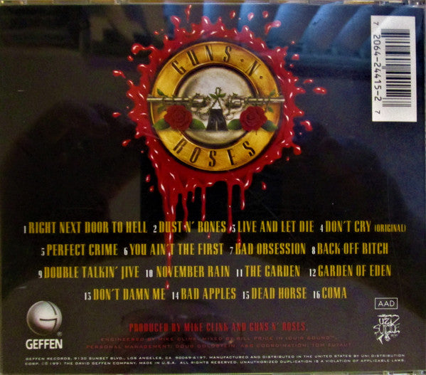 Guns N' Roses : Use Your Illusion I (CD, Album, Dis)