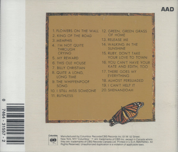 The Statler Brothers : The World Of The Statler Brothers (CD, Comp, RE)
