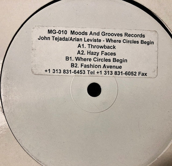 John Tejada & Arian Leviste : Where Circles Begin (12", W/Lbl)
