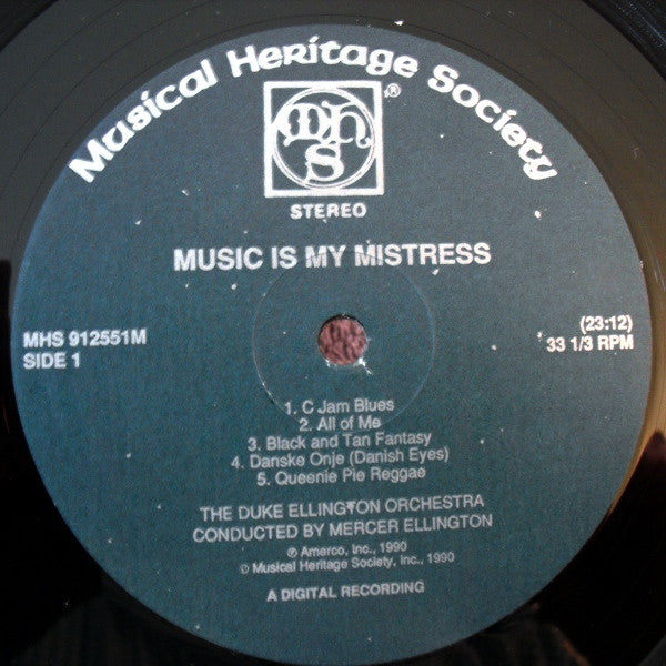 The Duke Ellington Orchestra : Music Is My Mistress (2xLP, Album)