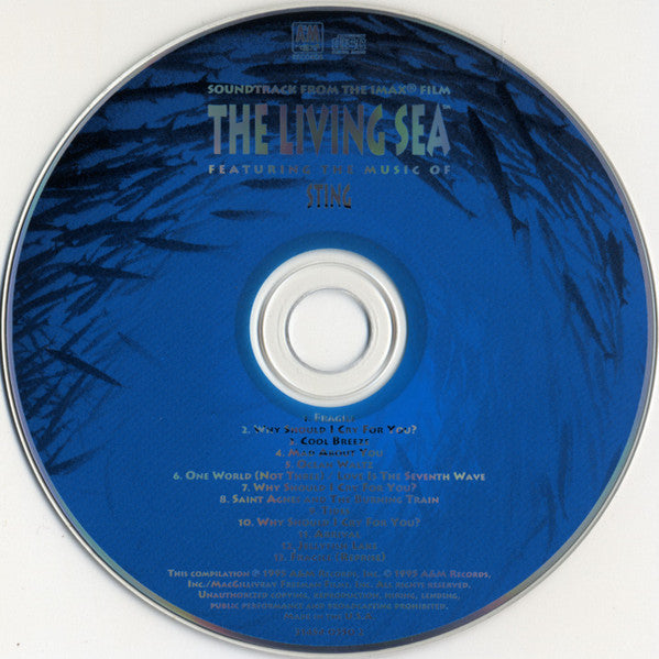 Sting : The Living Sea (Soundtrack From The IMAX Film) (CD, Album)