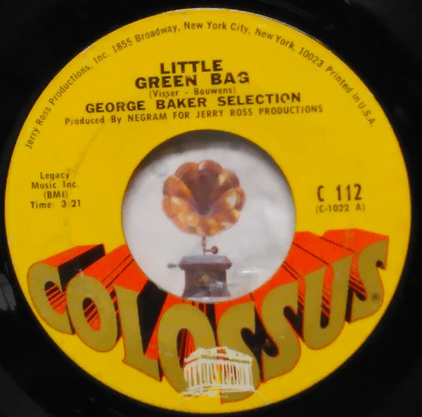George Baker Selection : Little Green Bag (7", Pit)