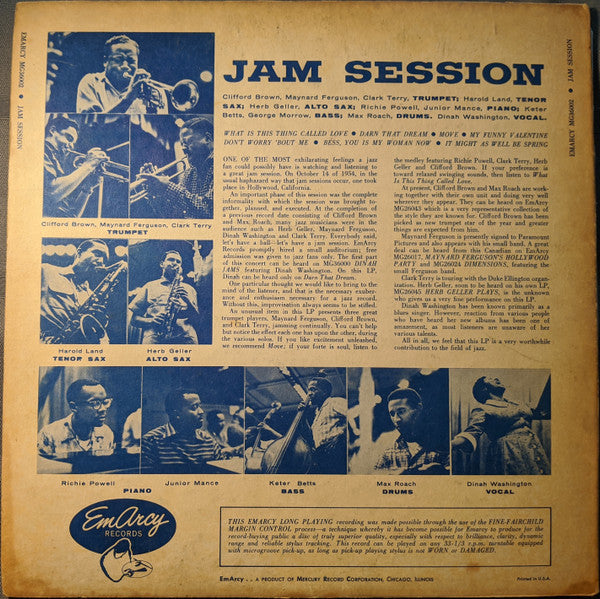 Various : Jam Session (LP, Album, Mono, RP)
