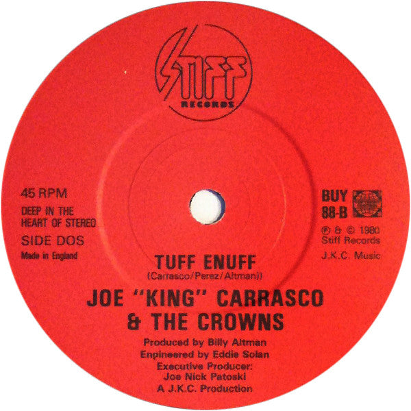 Joe King Carrasco & The Crowns : Buena / Tuff Enuff (7")