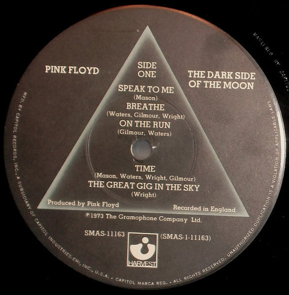 Pink Floyd : The Dark Side Of The Moon (LP, Album, RE, Jac)