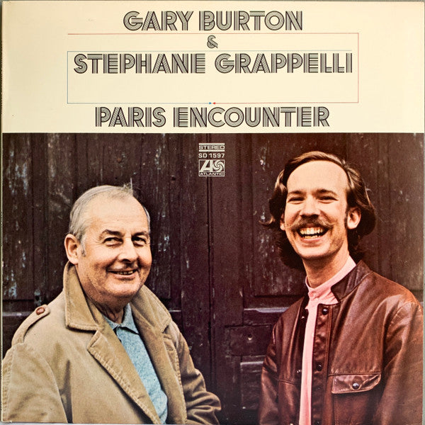 Gary Burton & Stéphane Grappelli : Paris Encounter (LP, Album, RP, PRC)