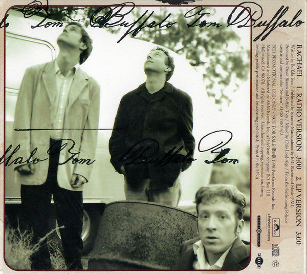 Buffalo Tom : Rachael (CD, Single, Promo)