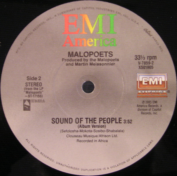 Malopoets : Sound Of The People (12")