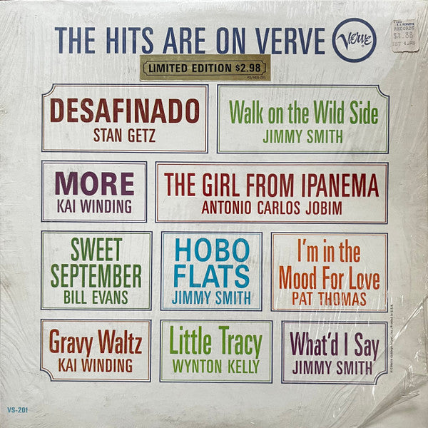 Various : The Hits Are On Verve (LP, Comp, Mono, Smplr)
