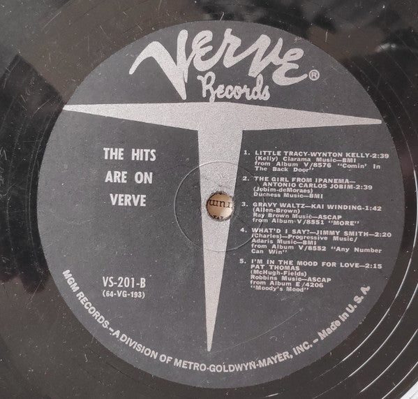 Various : The Hits Are On Verve (LP, Comp, Mono, Smplr)