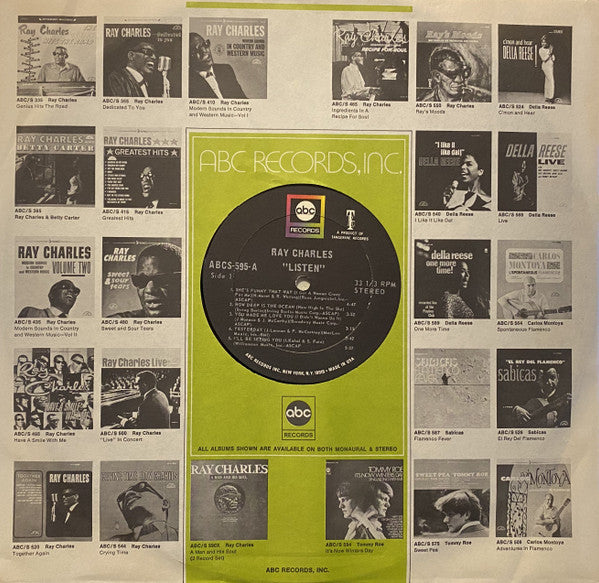 Ray Charles : Listen (LP, Album)