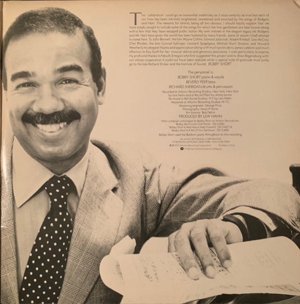 Bobby Short : Bobby Short Celebrates Rodgers & Hart (2xLP, Album, Gat)