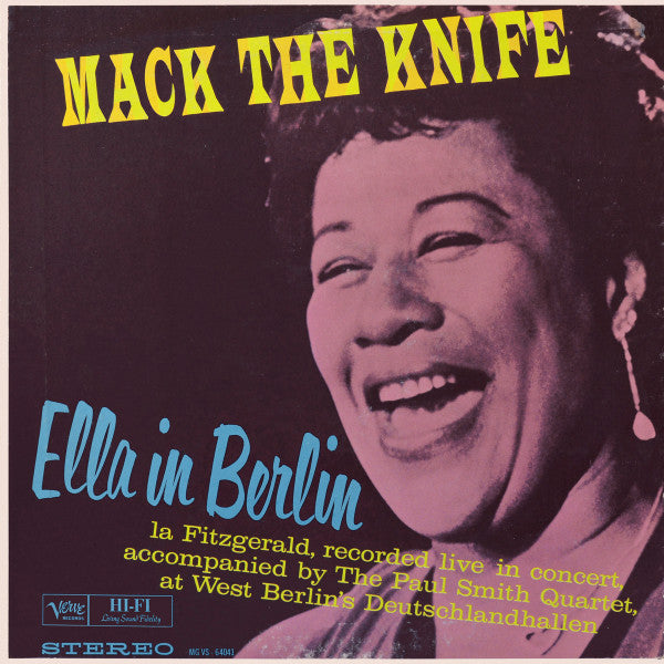 Ella Fitzgerald : Mack The Knife - Ella In Berlin (LP, Album)