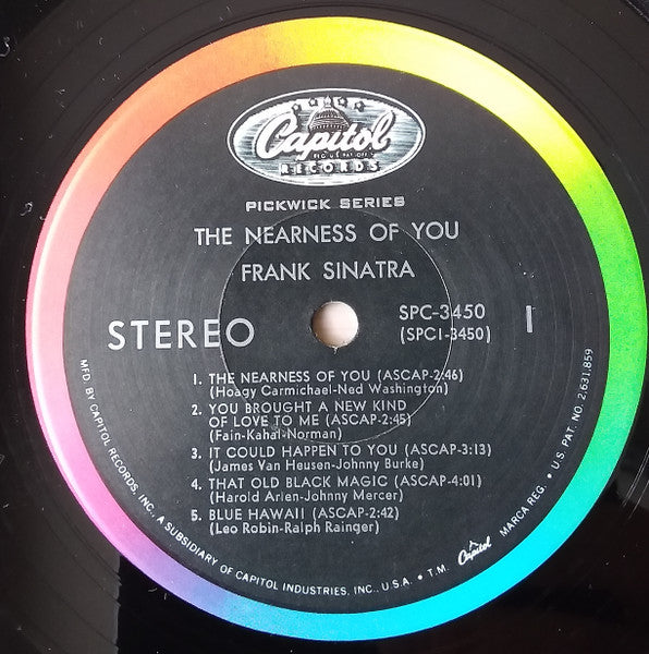 Frank Sinatra : The Nearness Of You (LP, Comp)