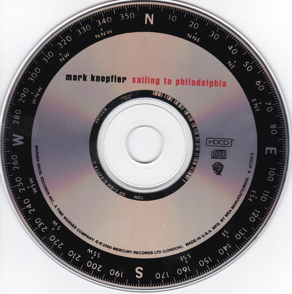 Mark Knopfler : Sailing To Philadelphia (HDCD, Album, RE, Cin)
