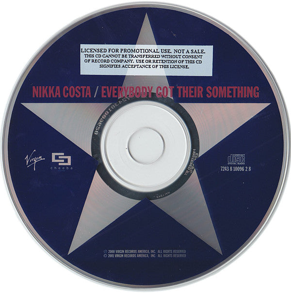 Nikka Costa : Everybody Got Their Something (CD, Album, Promo)