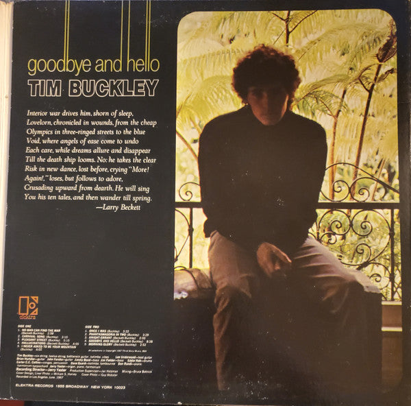 Tim Buckley : Goodbye And Hello (LP, Album, RE, Pit)