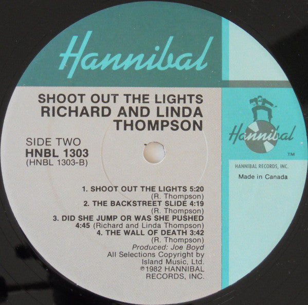 Richard & Linda Thompson : Shoot Out The Lights (LP, Album)
