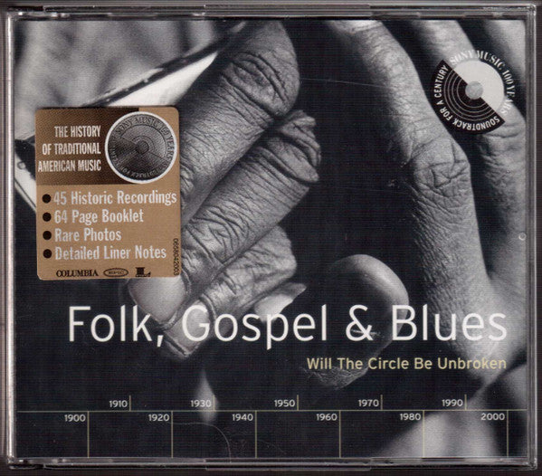Various : Folk, Gospel & Blues (Will The Circle Be Unbroken) (2xCD, Comp)
