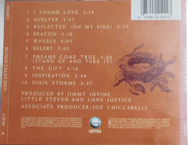Lone Justice : Shelter (CD, Album)